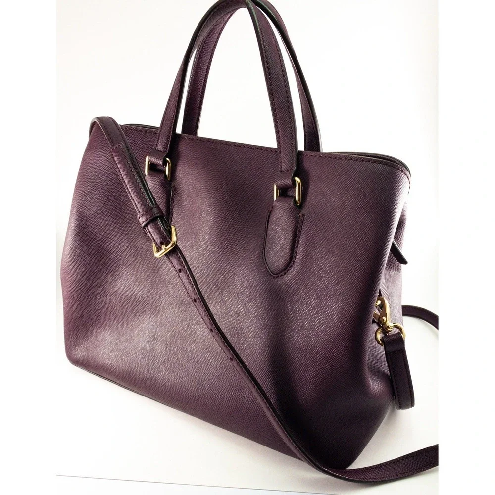 Kate Spade Laurel Way Evangelie Crossbody Bag, Mahogany Mulled Wine Plum Leather